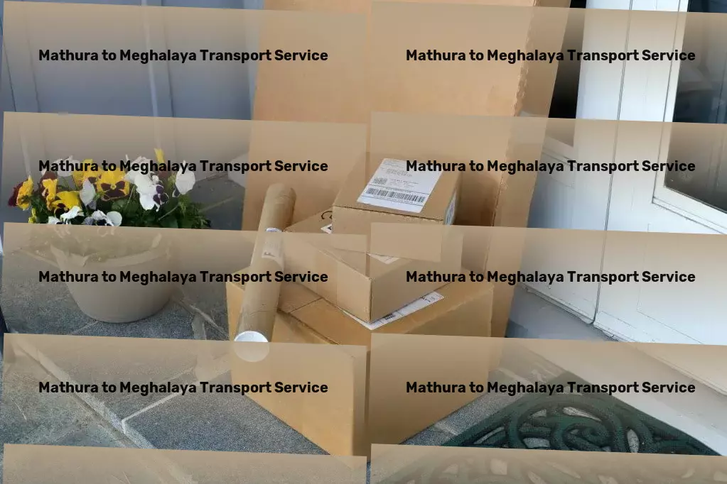 Mathura to Meghalaya Packers And Movers National courier solutions